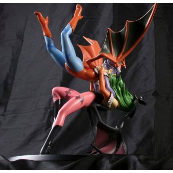 Darkstalkers Diorama Morgan and Lilith The Embrace SDCC 2011 Exclusive 30 cm